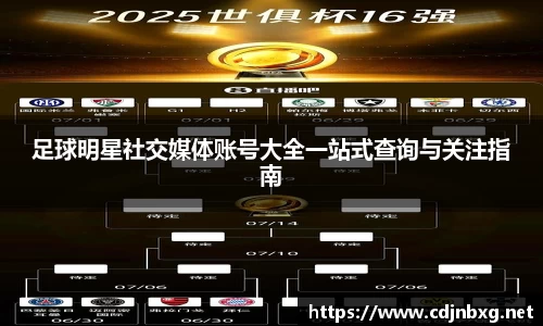 足球明星社交媒体账号大全一站式查询与关注指南
